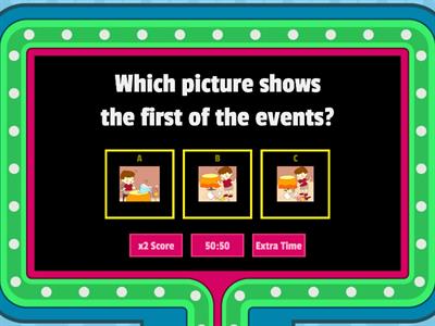  Sequence of Events Gameshow