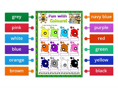 Colours - Brainy 4, welcome unit