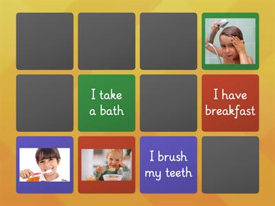 YOUNG KIDS 4 - MEMORY GAME (UNIT 5) 