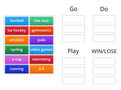 Verbs: hobbies and interests