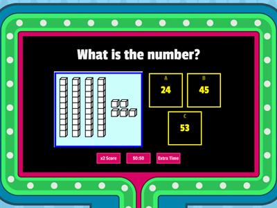 Tens and ones place value Year 1