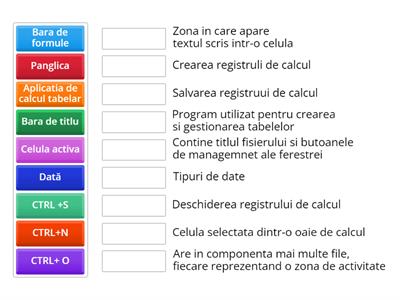 Aplicatia de calcul tabelar- clasa a8a