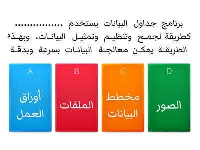 مراجعة عامة على المفاهيم النظرية لاختبار منتصف الفصل الأول -  مادة الحوسبة وتكنولوجيا المعلومات