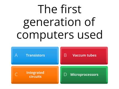 Generations of computers