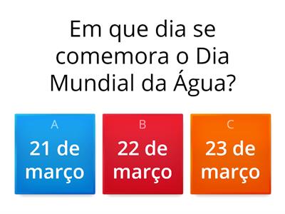 Dia Mundial da Água