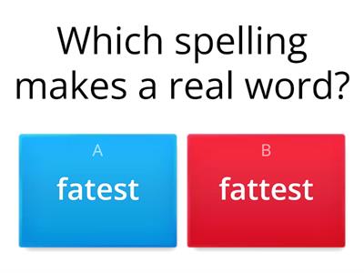 6.6 Which Spelling Makes a Real Word?