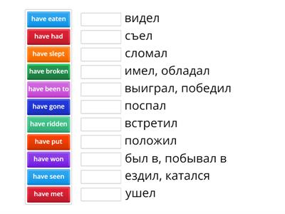 3.2 Present Perfect Verbs (GG4)