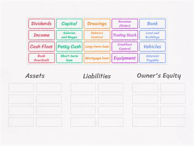 The Accounting Equation