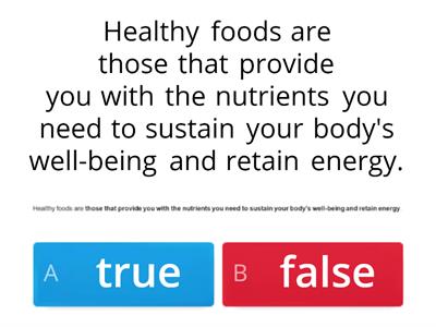 healthy food 