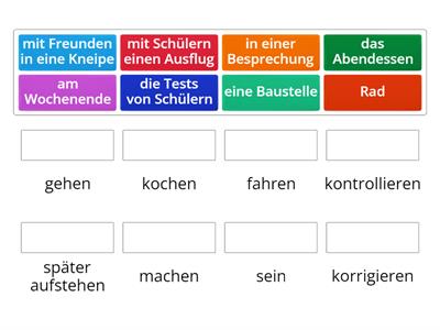 Netzwerk neu A2, Kapitel 6, ÜB S70 Nr. 1a, Wortschatz