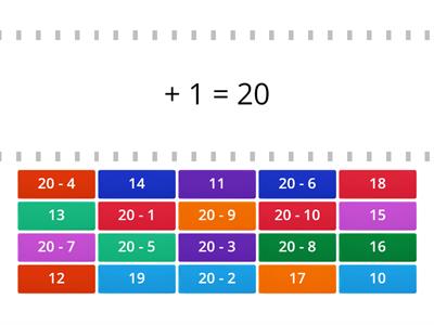 Addition and Subtraction to Twenty