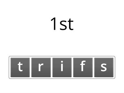 Ordinal numbers