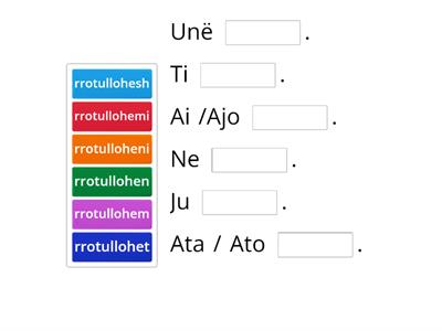 Folja rrotullohem - vendos foljen në vetën e duhur 