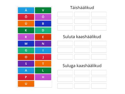 Täishäälikud või kaashäälikud