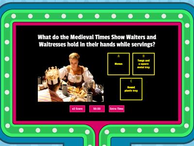 Medieval Times Show Job Quiz