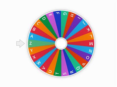 Alphabet - Spin the wheel