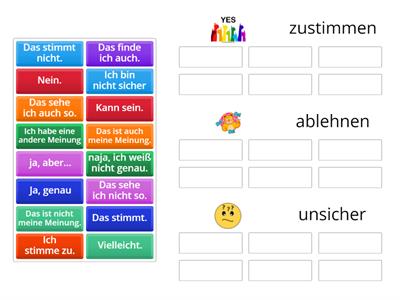 Redemittel - Meinungen (A2/B1)