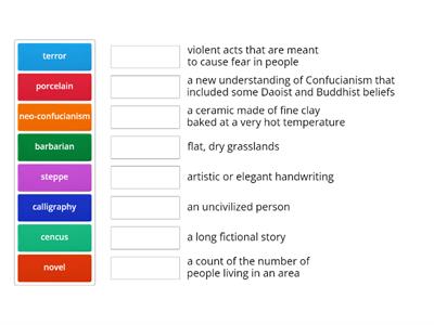 China Vocabulary