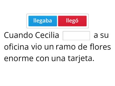 ¿Pretérito imperfecto o indefinido?