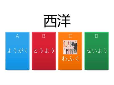 Teste 3 Jlpt N4 Kanji １章　３ファッション　洋・服・短・玉・毛・糸・光・衣