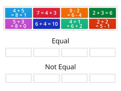 Equal or Not Equal