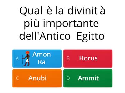 Quiz Antico Egitto