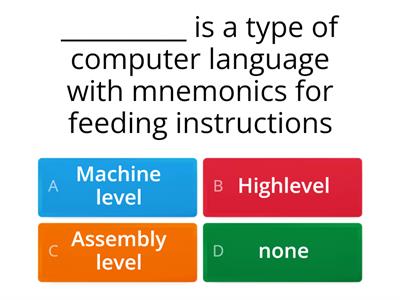 Computer language