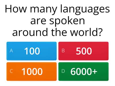 Why learn languages?