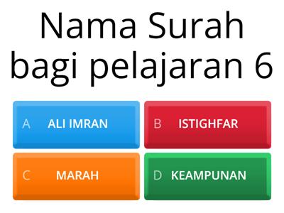 PELAJARAN 6: MENGHARAP KEAMPUNAN ALLAH SWT