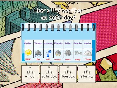 Quiz- Days and weather