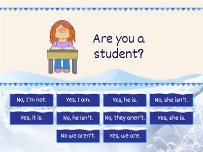 Verb "to be" - Yes/No questions  