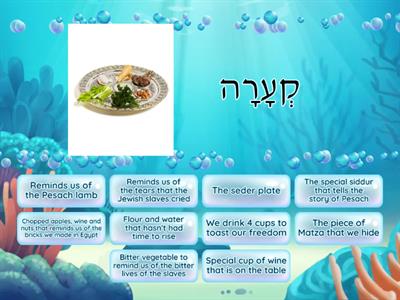  The Seder Table Symbols -עברית