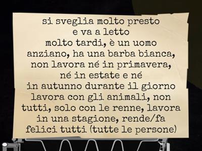 Chi è ?  il personaggio misterioso (A1)