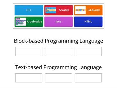 Classify Programming Languages