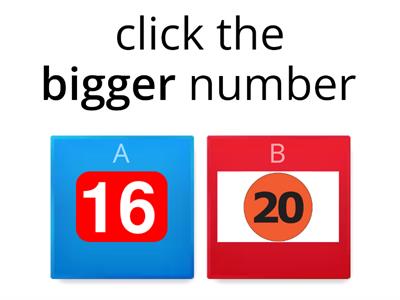 Bigger  and Smaller number