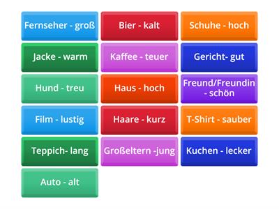 Ich habe ...    B2_Adjektivdeklination: Komparativ und Superlativ