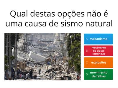 Quiz de sismologia (AVALIAÇÃO DIAGNÓSTICA) 2021_22