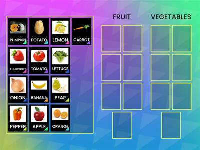 FRUIT AND VEGETABLES