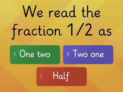 Math worksheet (fractions) 