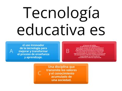 TECNOLOGÍA EDUCATIVA