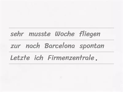 Eine Dienstreise mit vielen "aber" - Übung Angaben Pflege 23