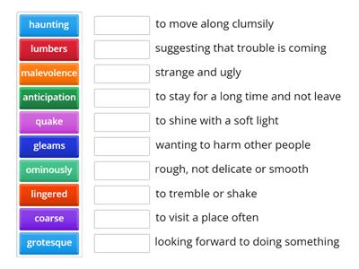 The Bloodbottler: Adventurous Vocabulary 3CC