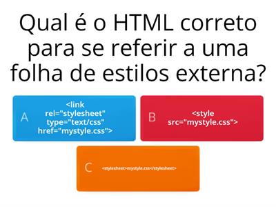 HTML e CSS 