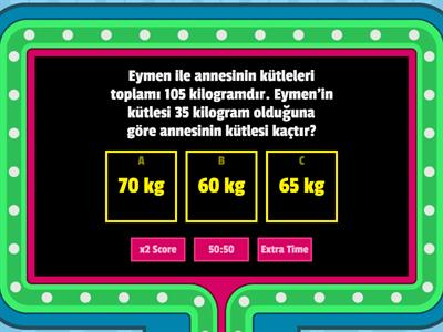 Kilogram ve Gram Problemleri