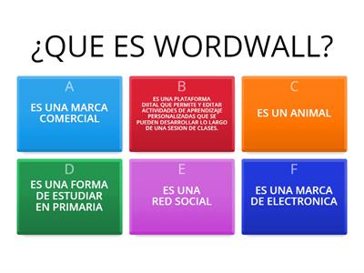 Wordwall - Recursos Didácticos