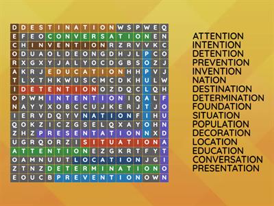 Spelling Wordsearch 