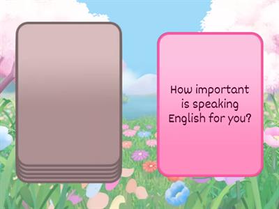 Practicing spoken English