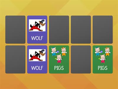 THREE LITTLE PIGS MEMORY GAME