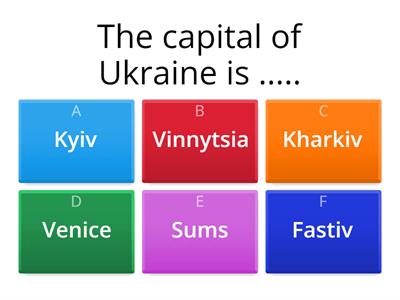 Ukraine and its capital