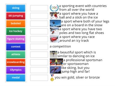 ESOL Winter Olympics Vocabulary